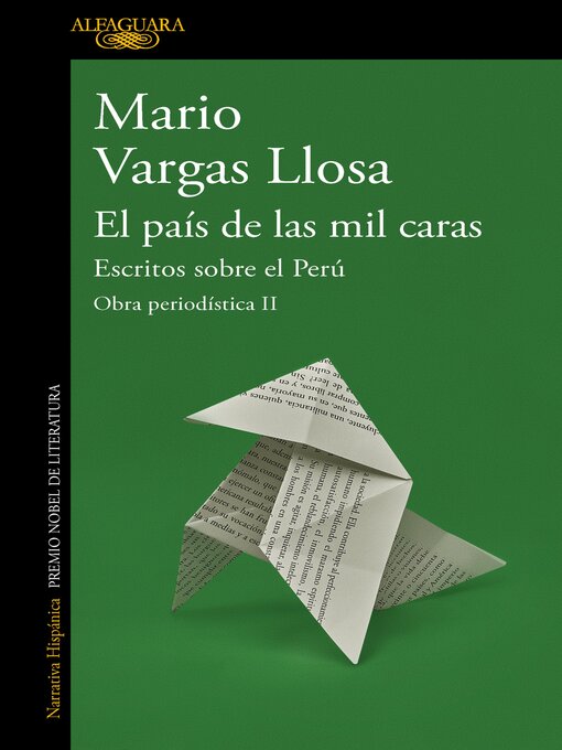 Title details for El país de las mil caras by Mario Vargas Llosa - Wait list
